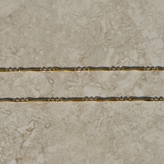 Antique Fancy Alternating Link Chain