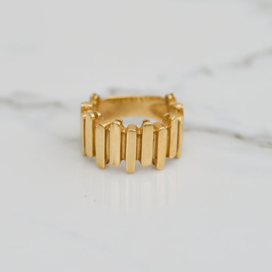 Vintage Vertical Bar Band