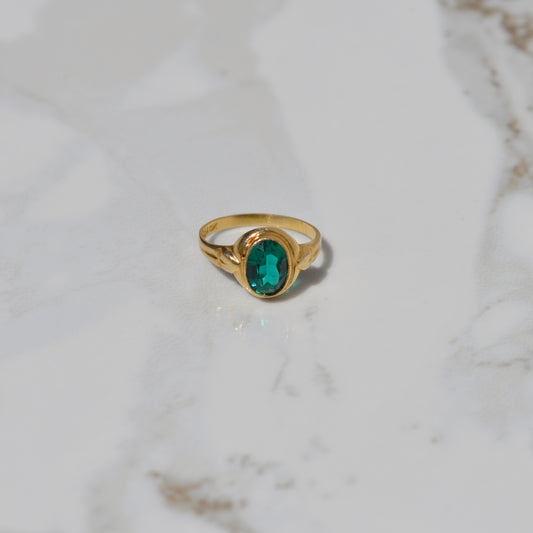 Vintage Paste Baby Signet Ring