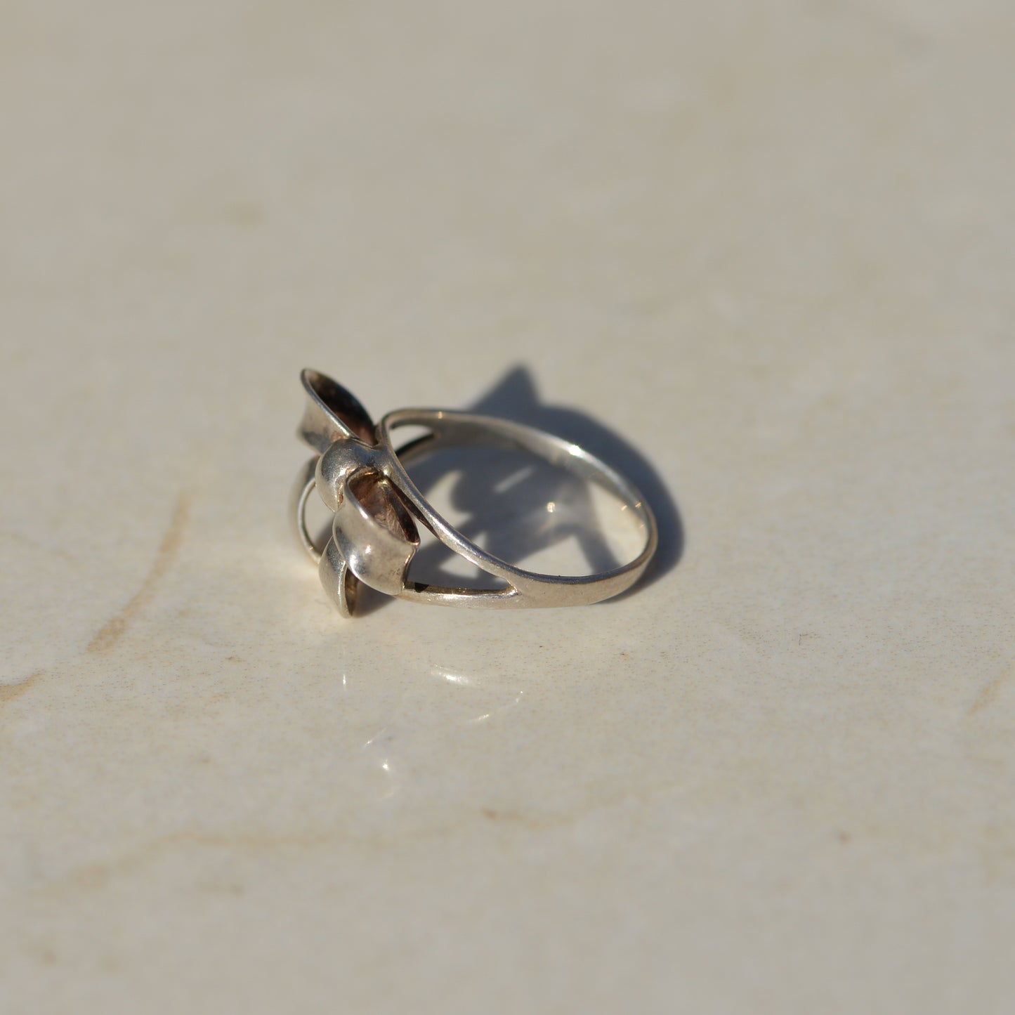 Vintage Sterling Bow Ring