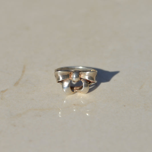 Vintage Sterling Bow Ring