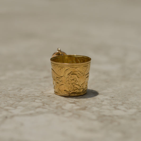 Vintage Ancient Greek Replica Cup Charm