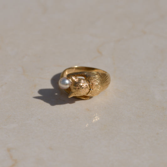 Vintage Cat Ring