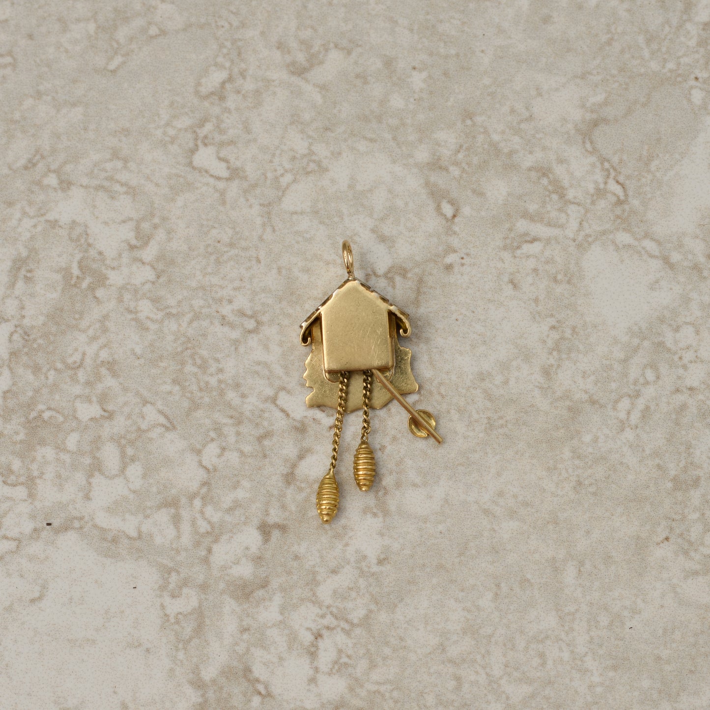 Vintage Cuckoo Clock Charm
