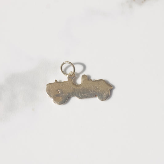 Vintage Convertible Car Charm 14k