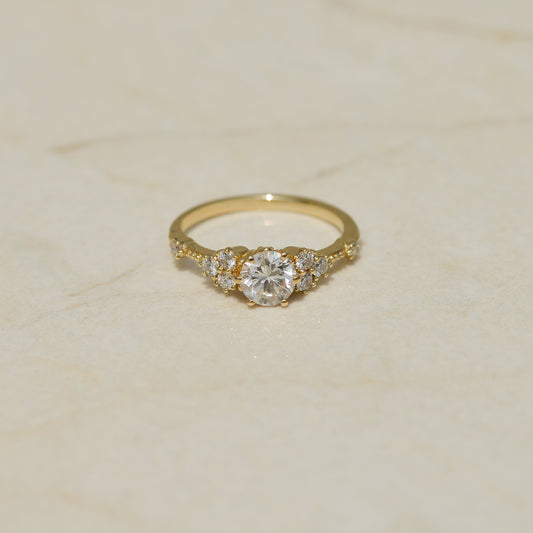 Estate Diamond Cluster Ring