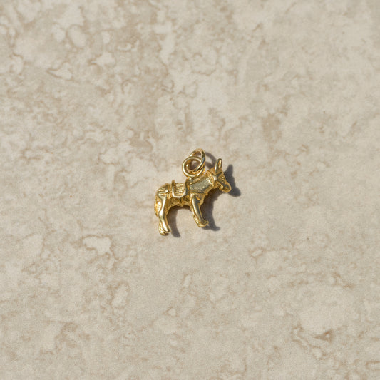 Vintage Donkey Charm
