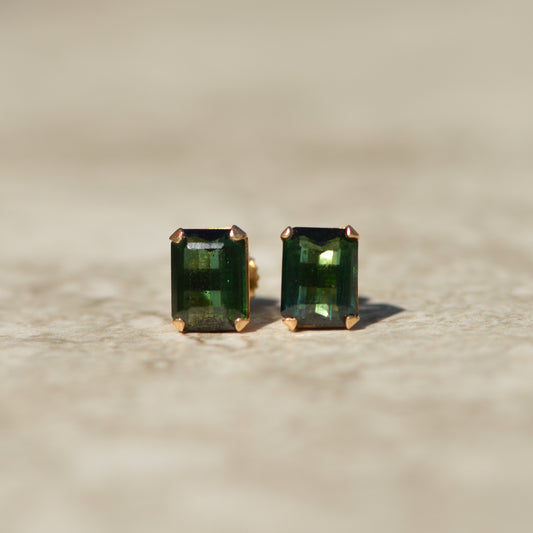 Vintage Tourmaline Studs