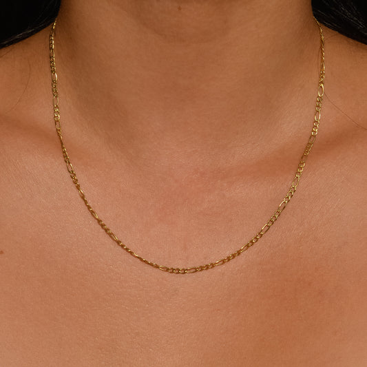 Estate Figaro Chain 18" 14k