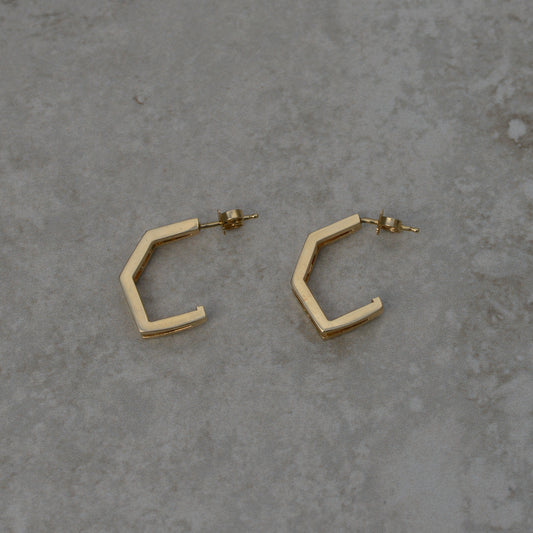 Vintage Geometric Diamond Earrings