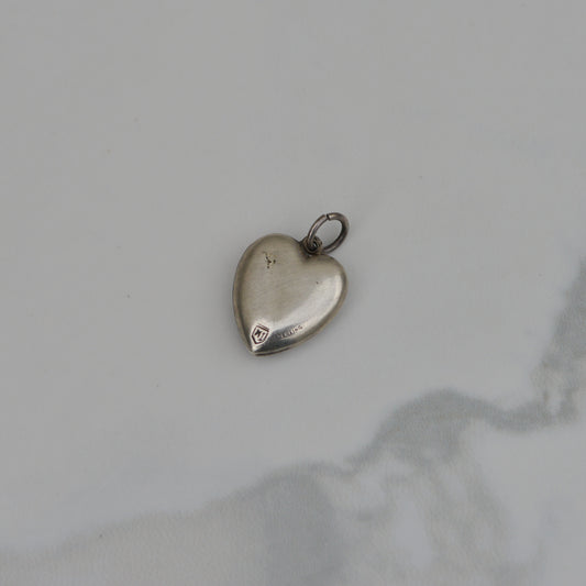 Vintage Sterling Heart & Arrow Charm
