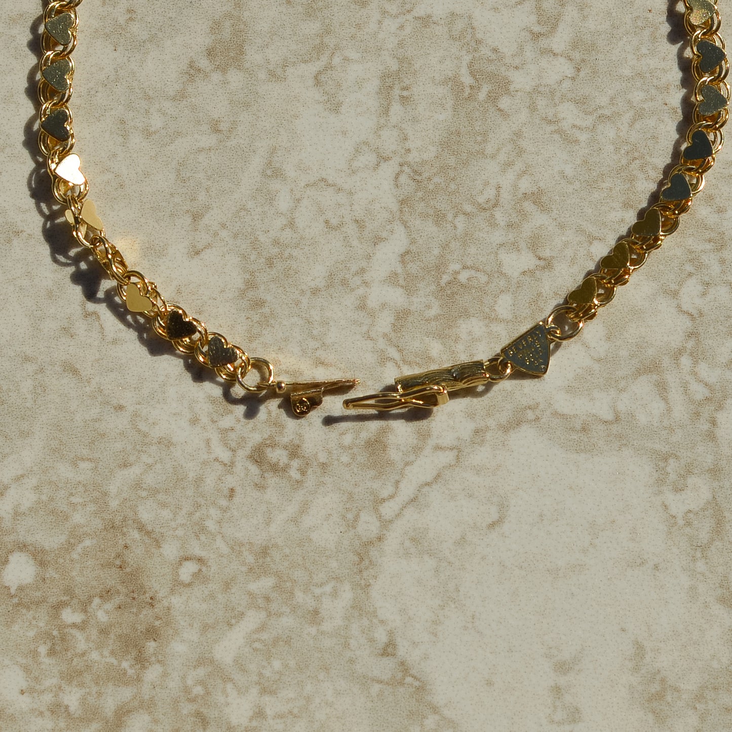 Vintage Heart Chain Bracelet