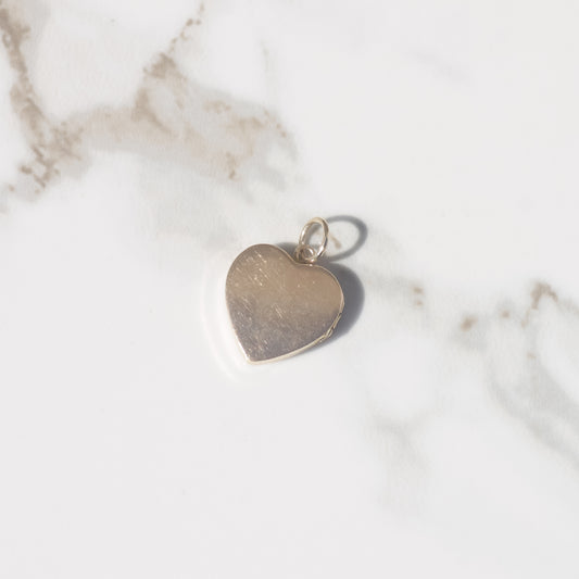 Vintage Heart Baby Locket 14k