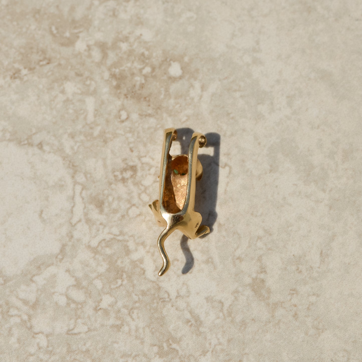 Vintage Dangling Cat Charm