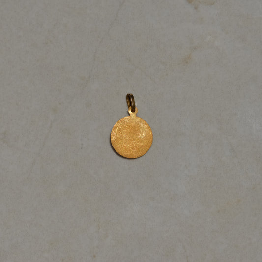 Vintage Jesus Mini Medallion Charm