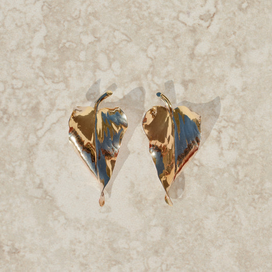 Vintage Leaf Earrings