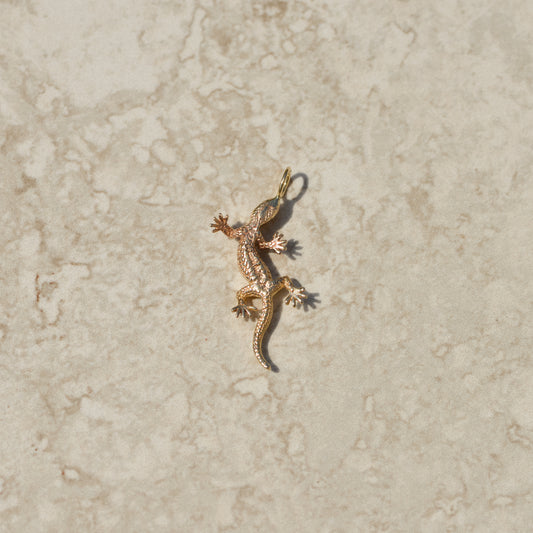 Vintage Lizard Charm