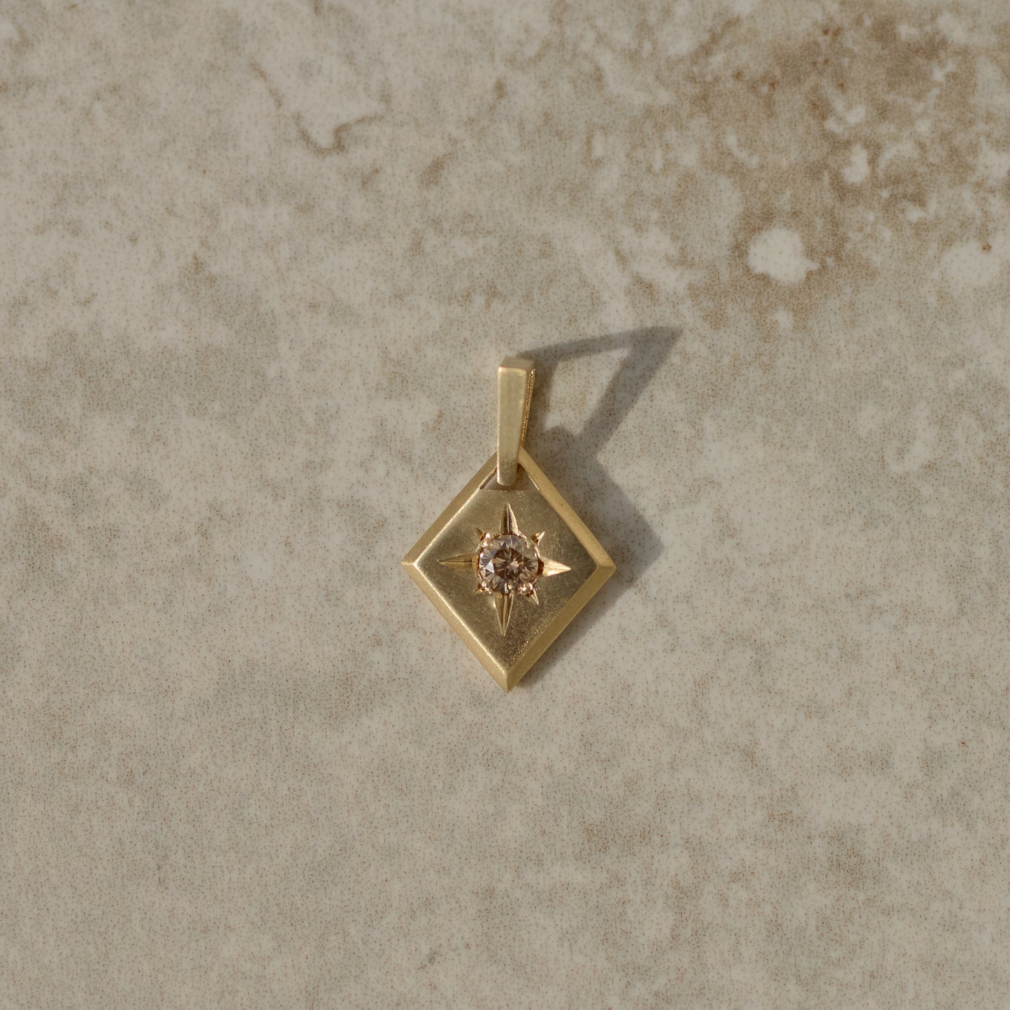 11: Lozenge Star-set Pendant, diamond