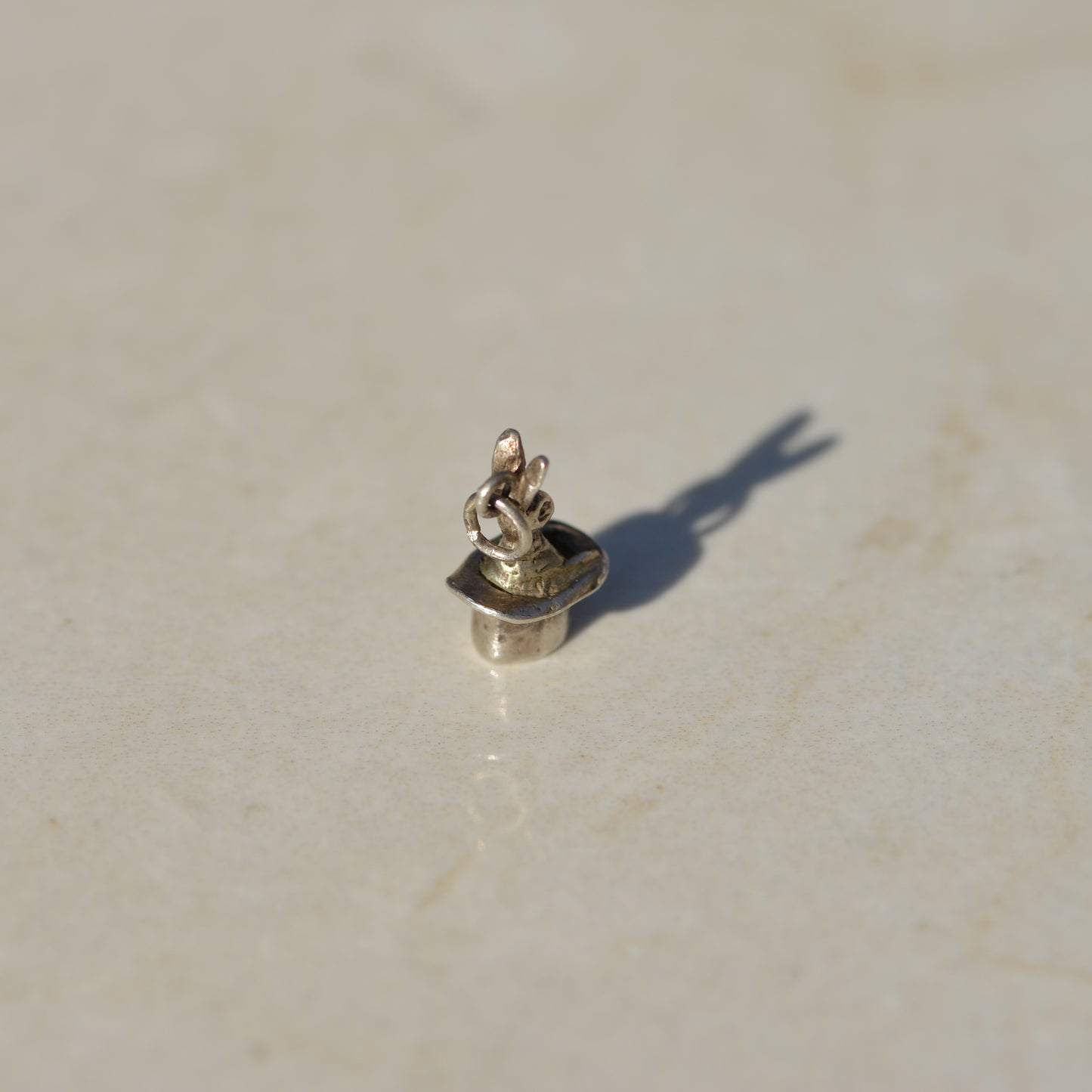 Vintage Sterling Magician's Hat Charm