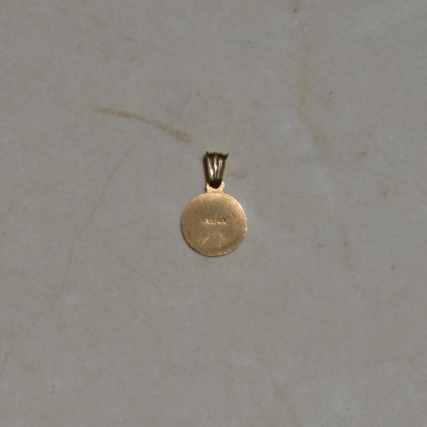 Vintage Cherub Mini Medallion Charm