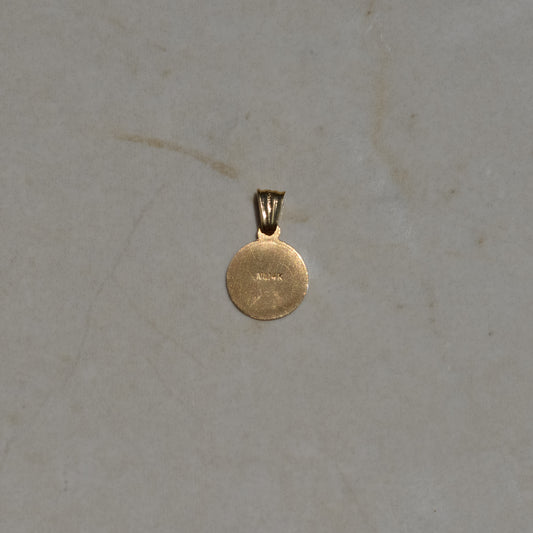 Vintage Cherub Mini Medallion Charm