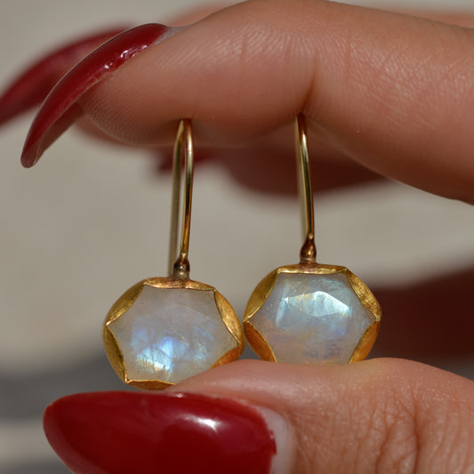 Estate Moonstone Earrings