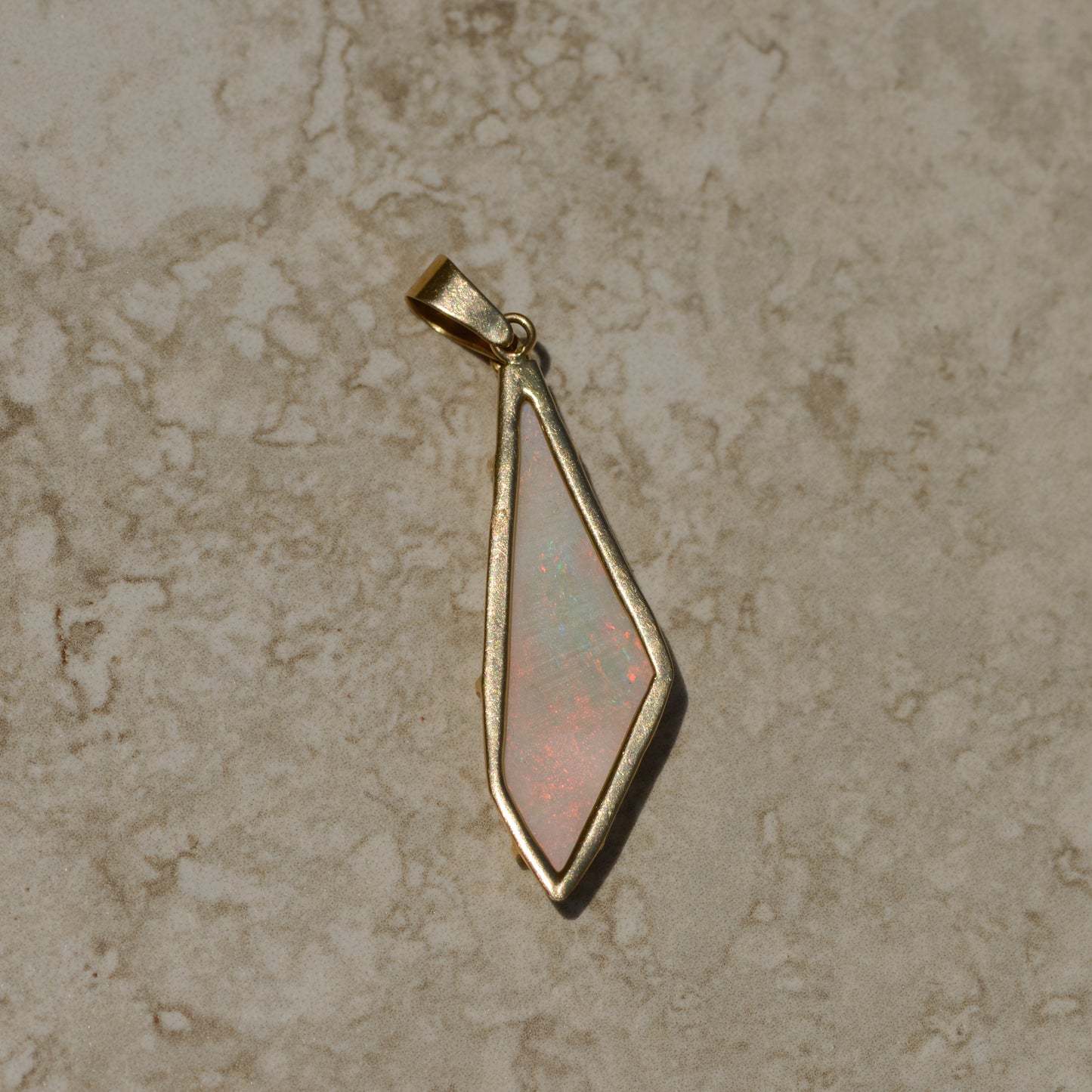 Vintage Freeform Opal Pendant