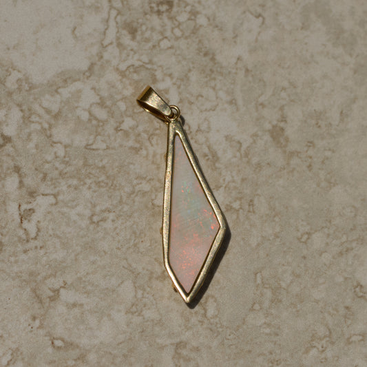 Vintage Freeform Opal Pendant
