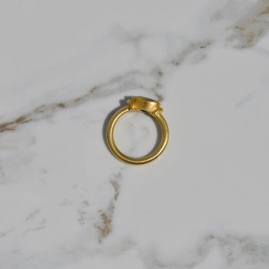 Estate Oval Cut Tanzanite Ring