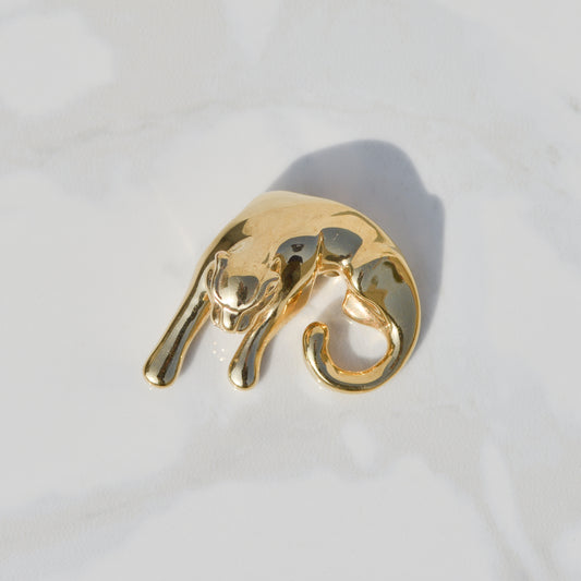 Vintage Panther Slider Pendant