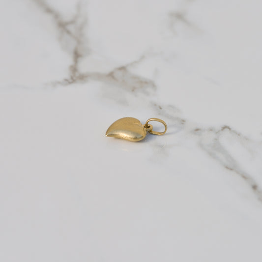 Vintage Puffy Heart Charm