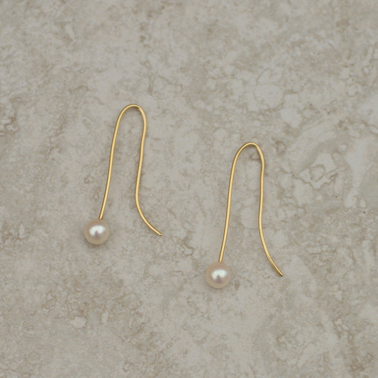 Vintage Pearl Drop Earrings