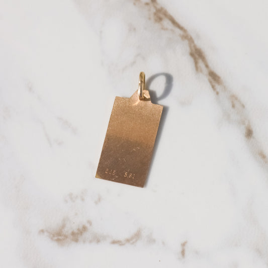 Vintage Scorpio Charm 14k