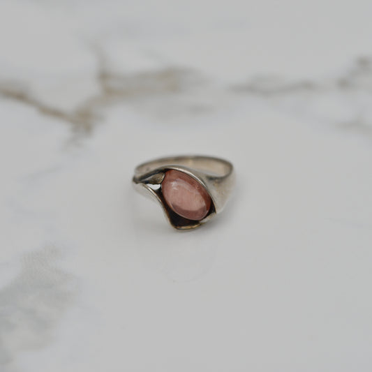 Vintage Sterling Sunstone Ring