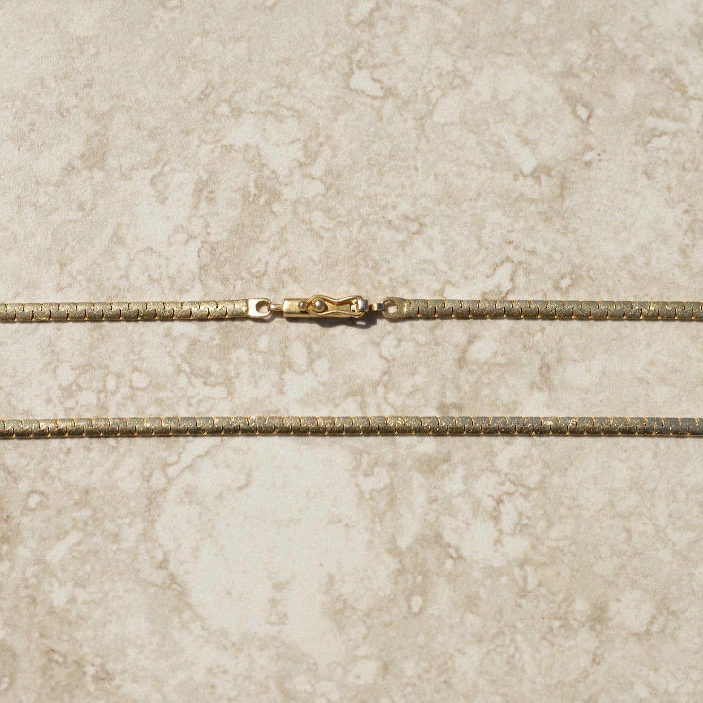 Estate Flat Chain Necklace