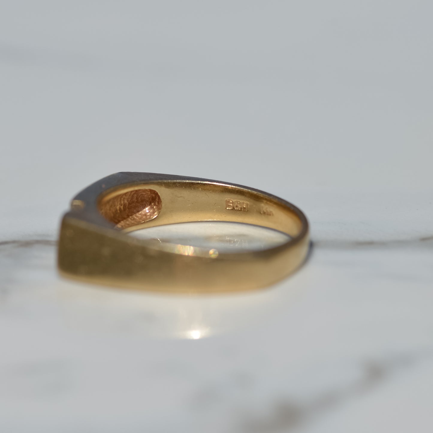 Vintage Geometric Diamond Ring