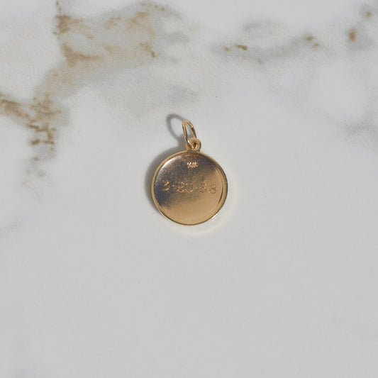 Vintage St. Christopher Charm 14k