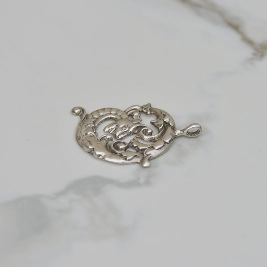 Vintage Sterling Dragon Pendant