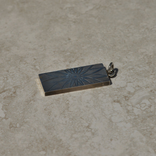 Vintage Sterling Bar Pendant