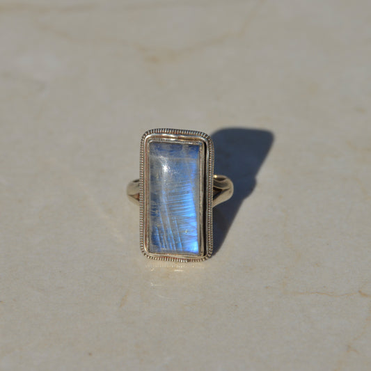 Vintage Sterling Moonstone Ring