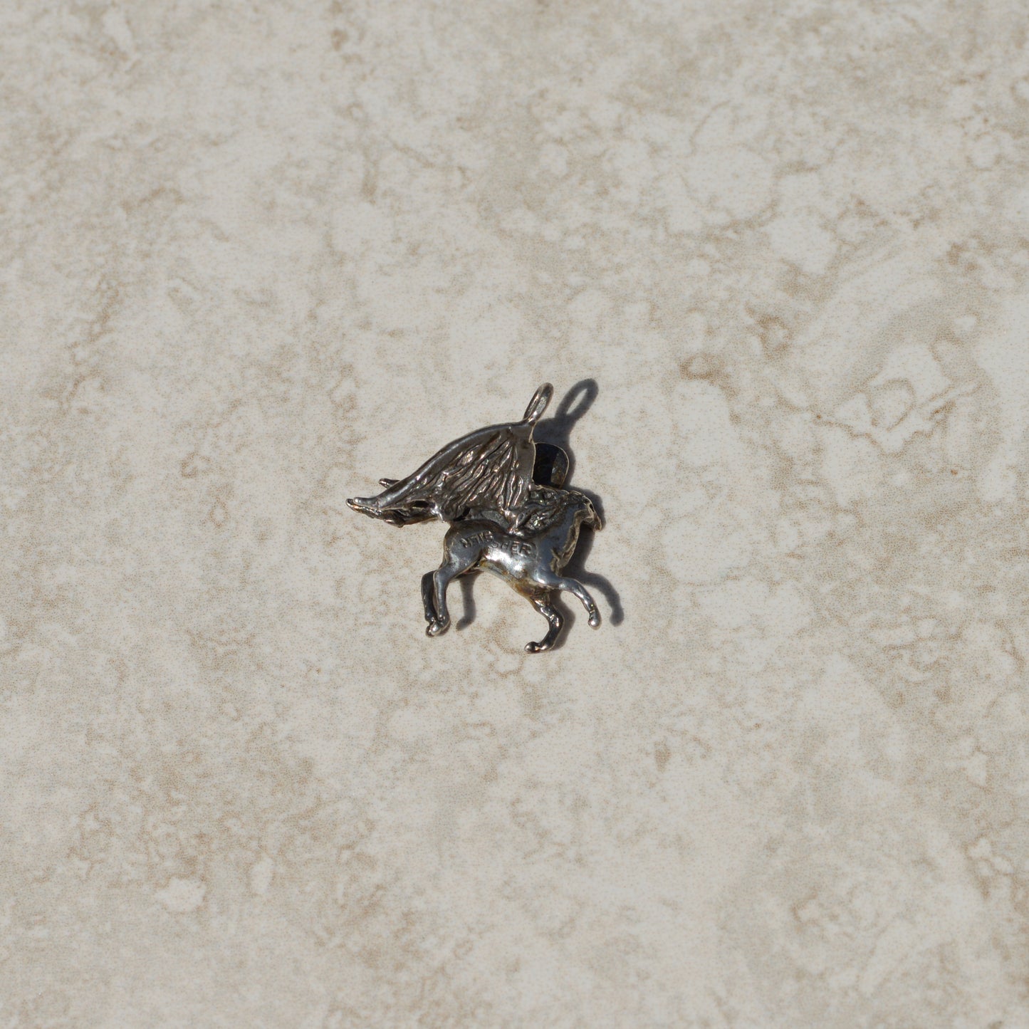 Vintage Sterling Pegasus Charm