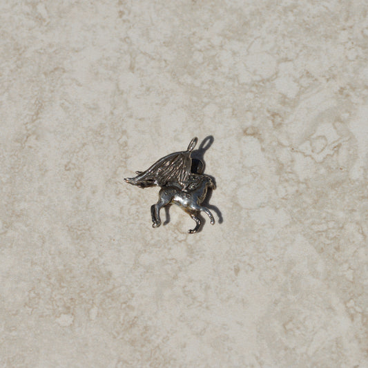 Vintage Sterling Pegasus Charm