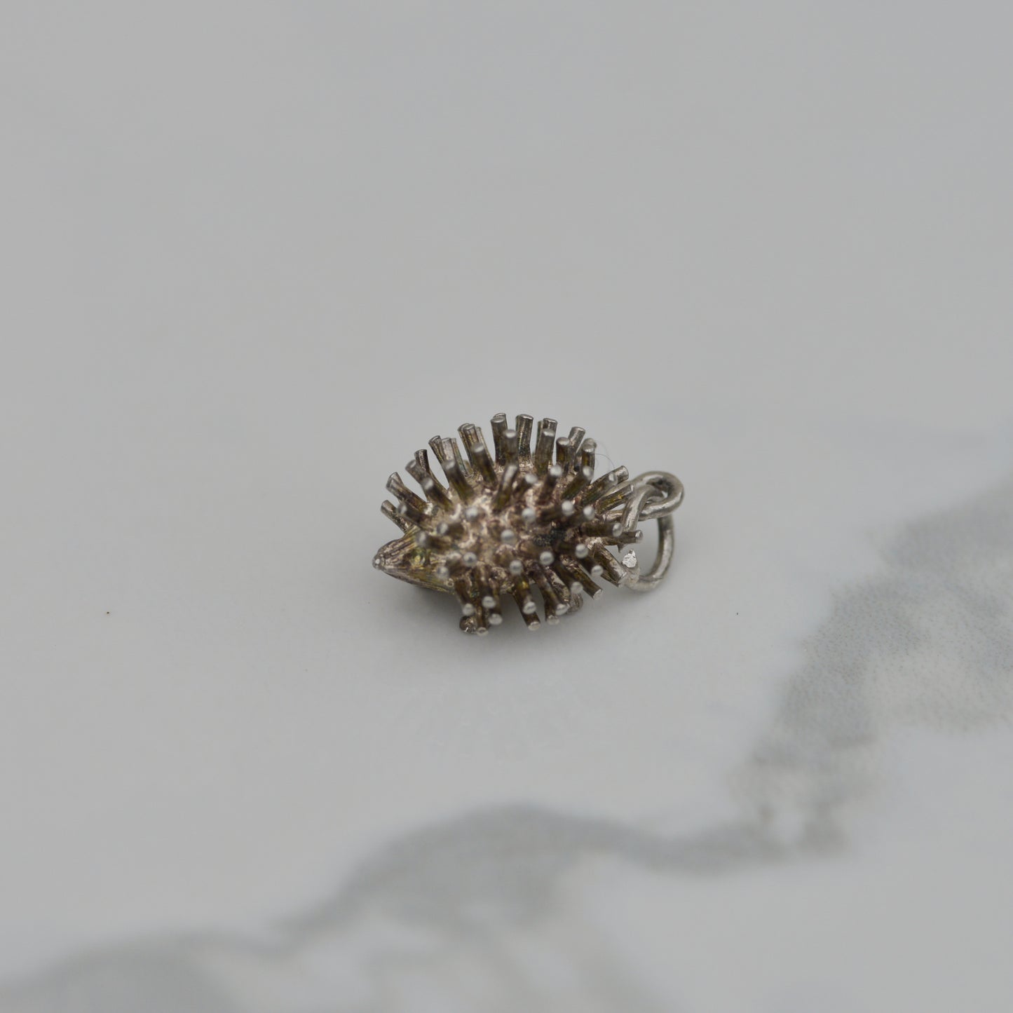 Vintage Sterling Hedgehog Charm