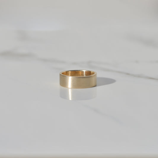 Estate Satin Finished Wide Band