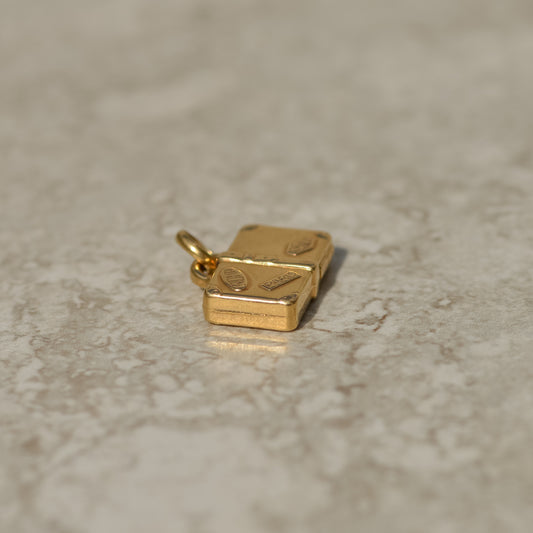 Vintage Suitcase Charm