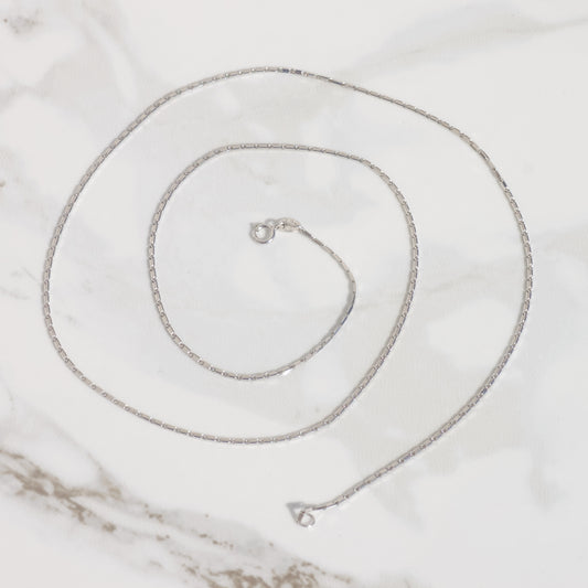 Bar Chain Necklace 21"