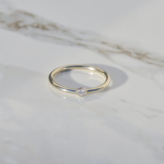 Estate Bezel-set Diamond Band