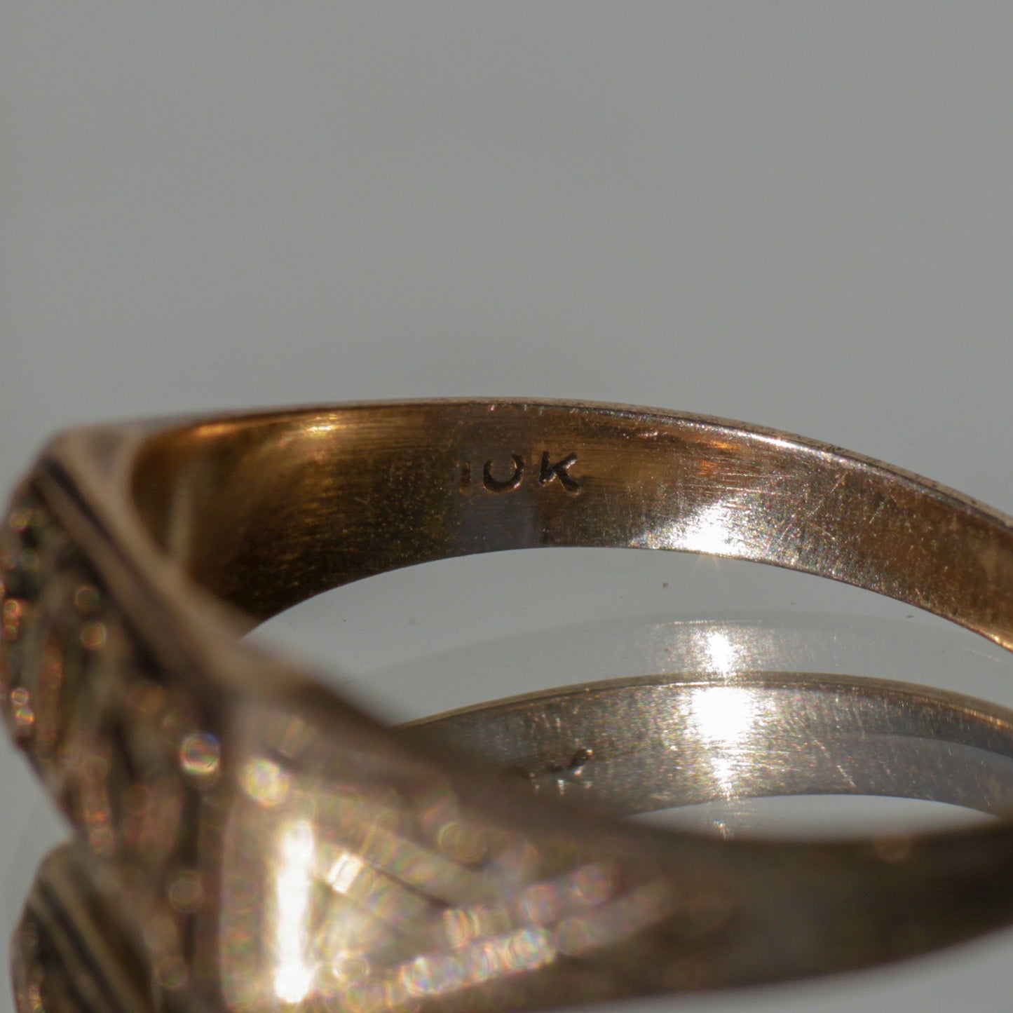 Antique 1923 Year Signet Ring 10k Sz 7