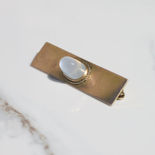 Antique Moonstone Brooch