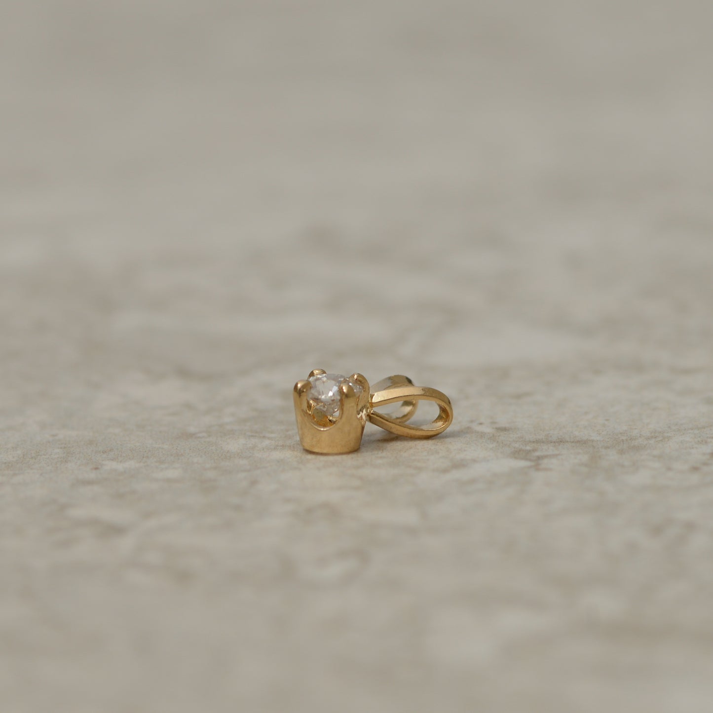 Vintage Old Mine Cut Diamond Pendant